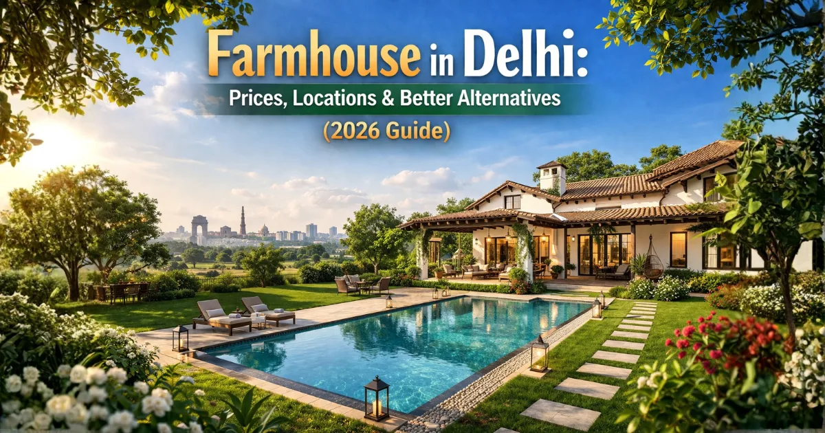 Farmhouse in Delhi: Prices, Locations & Better Alternatives (2026 Guide)