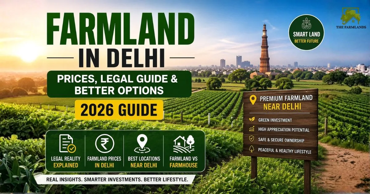 Farmland in Delhi: Investment Guide, Legal Reality & Better Alternatives (2026)