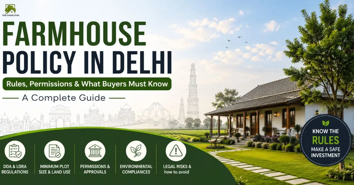 Farmhouse Policy in Delhi: Rules, Legal Reality, Permissions and Investment