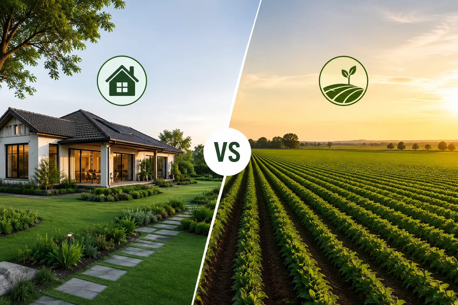 Farmhouse vs Farmland: What’s the Difference for Investors?